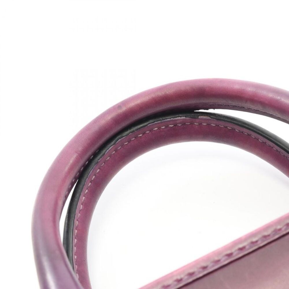 Berluti Leather Un Jour Gulliver Calligraphy Handbag - Picture 9 of 9